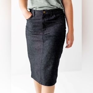 The Main Street Exchange denim skirt